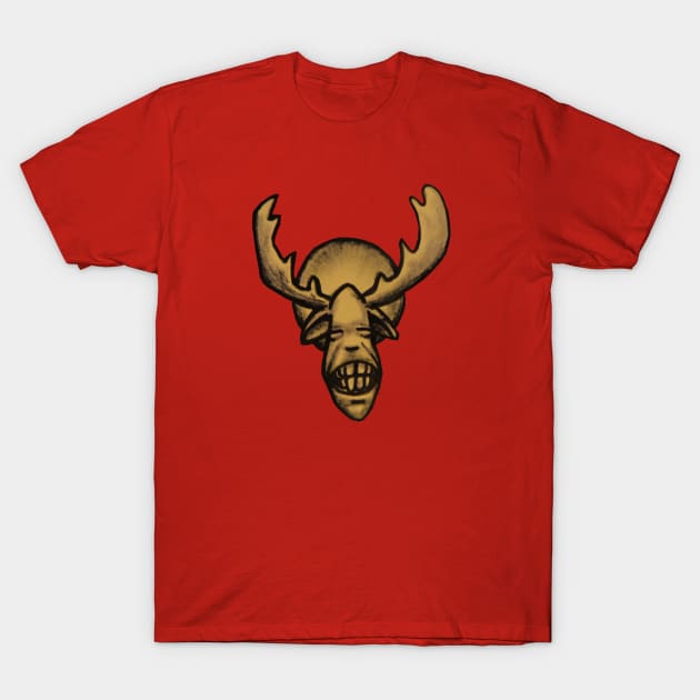 The Moose Man T-Shirt by AndersHoberg